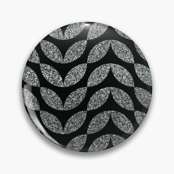 Item preview, Silver glitter leaf seamless repeating pattern designed and sold by SeamlessDsign.