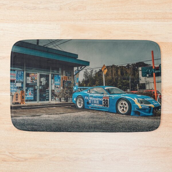 Item preview, Abandoned Toyota Supra GT500 – JDM Racing Urban Decay Poster designed and sold by Road To Track.