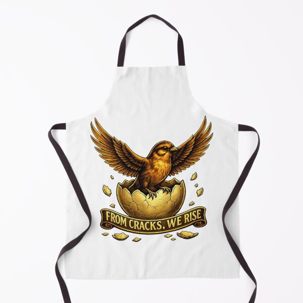 Item preview, Phoenix Rising From Cracks – Motivational Resilience Quote, Gold Phoenix Design designed and sold by Be-You-Vibes.
