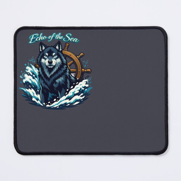 Item preview, Sea Wolf – Echo of the Sea Emblem with Helm designed and sold by SilentPowerArt.