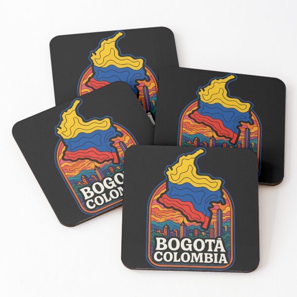 Item preview, Bogotá Colombia Flag Trippy Art designed and sold by TomFrontierArt.