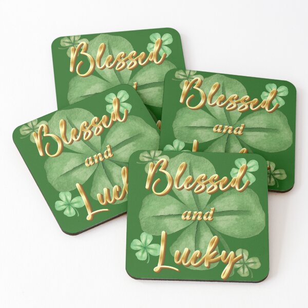Artikelvorschau, Gesegnet und glücklich | St. Patrick's Day entworfen und verkauft von bookstackdream.