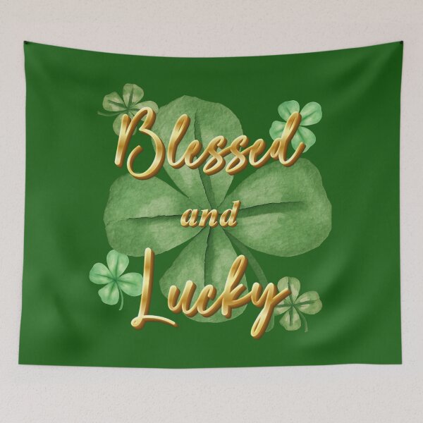 Item preview, Blessed and Lucky | St Patrick's Day designed and sold by bookstackdream.