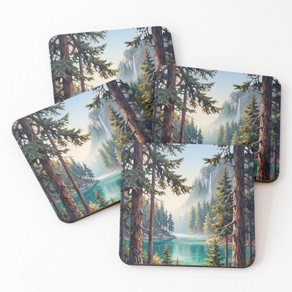 Item preview, Pine Forest by Turquoise Lake designed and sold by Vista Atelier.
