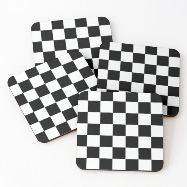 Item preview, Black and white checker pattern designed and sold by Lowfidesigns.