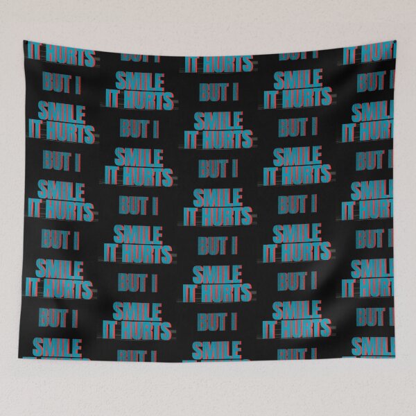 Item preview, It Hurts But I Smile designed and sold by STICKOANIME.