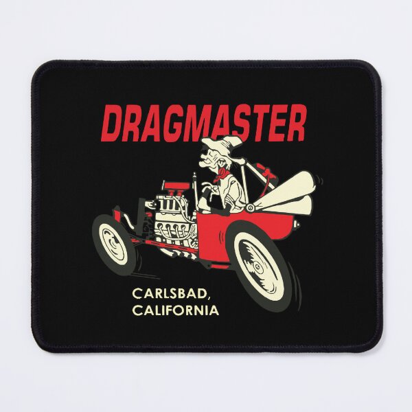 Item preview, 1960s Dragmaster Speed Shop, Carlsbad, California - vintage drag racing designed and sold by retropetrol.