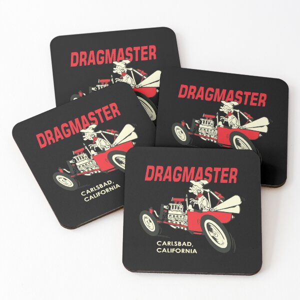 Item preview, 1960s Dragmaster Speed Shop, Carlsbad, California - vintage drag racing designed and sold by retropetrol.