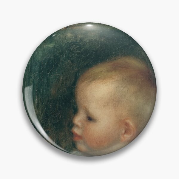 Artikelvorschau, Porträt von Claude Renoir von Pierre-Auguste Renoir: Zarte impressionistische Kinderzimmerkunst entworfen und verkauft von artofuniverse.
