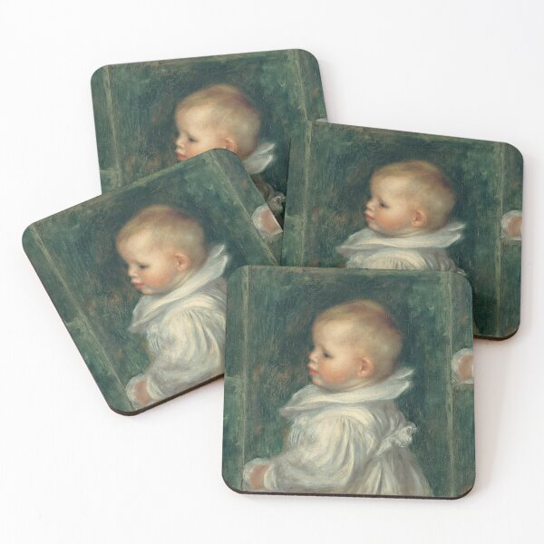 Item preview, Portrait of Claude Renoir by Pierre-Auguste Renoir: Tender Impressionist Nursery Art designed and sold by artofuniverse.