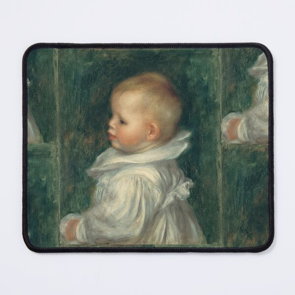 Item preview, Portrait of Claude Renoir by Pierre-Auguste Renoir: Tender Impressionist Nursery Art designed and sold by artofuniverse.