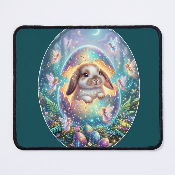 Item preview, Happy Easter Bunny in Fantasy Garden designed and sold by NecroScrolls.