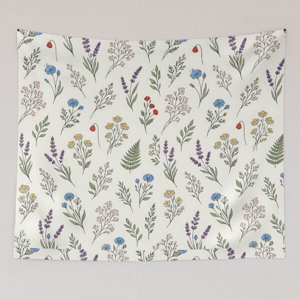 Item preview, Wildflower Whisper Pattern designed and sold by blankTeeShirt.