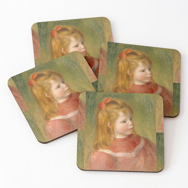 Item preview, Portrait of Jean by Pierre-Auguste Renoir: Warm Impressionist Child Portrait designed and sold by artofuniverse.