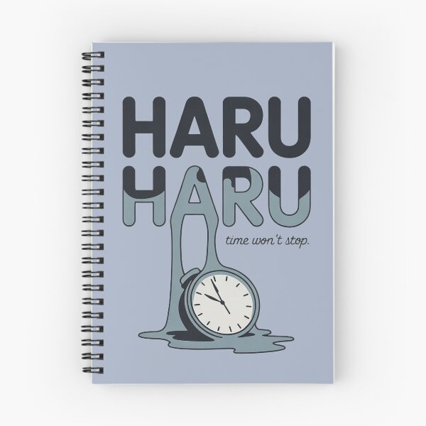 Item preview, Haru Haru Melting Time Sad Aesthetic Typography designed and sold by Meivelle.