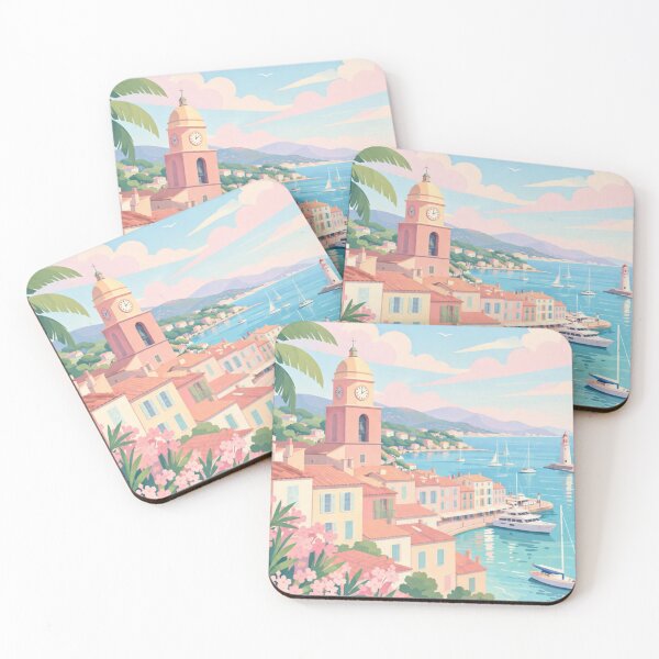 Item preview, Saint Tropez France Travel Poster designed and sold by MatthewHeights.