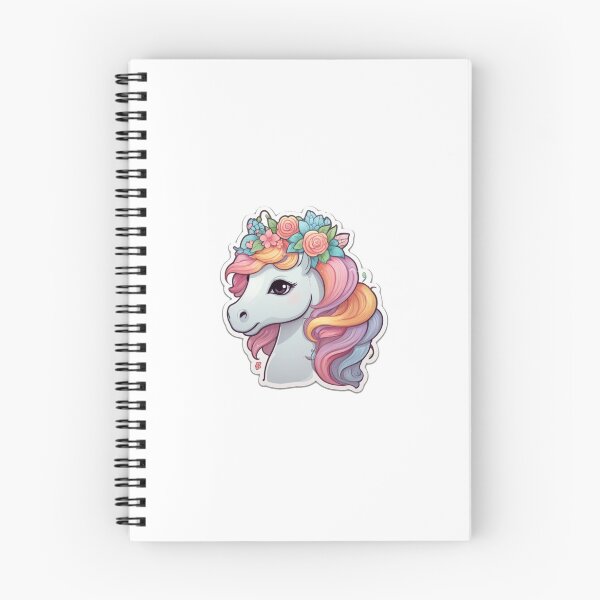 Item preview, Magical Flower Pony Sticker - Colorful Pastel Horse Art for Kids designed and sold by Sidra digital art 8277237.