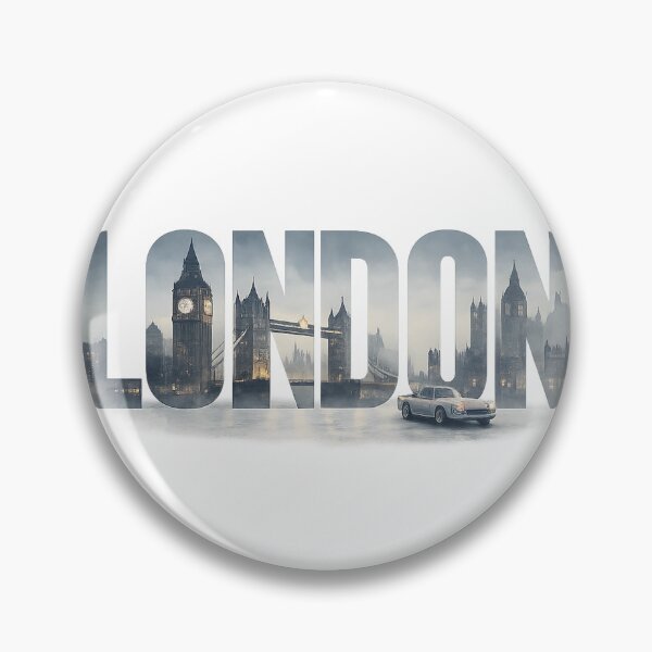 Item preview, London Skyline Fog Typography City Design designed and sold by MIArt Studio.
