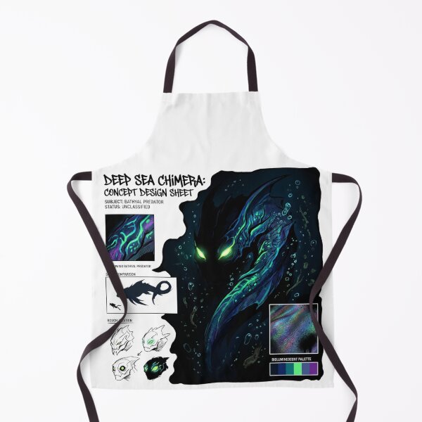 Item preview, Deep Sea Chimera – Bioluminescent Creature Concept | Classified Files Series designed and sold by PLUSHIWORLDtm.