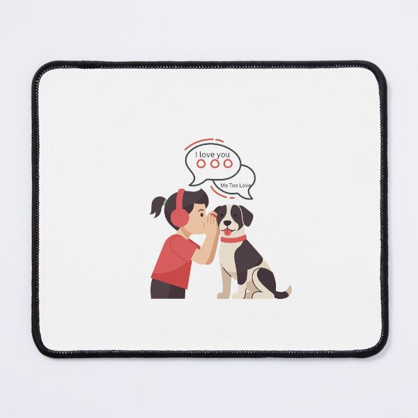 Item preview, Heartwarming Gril and Dog Love Design designed and sold by rashod6.