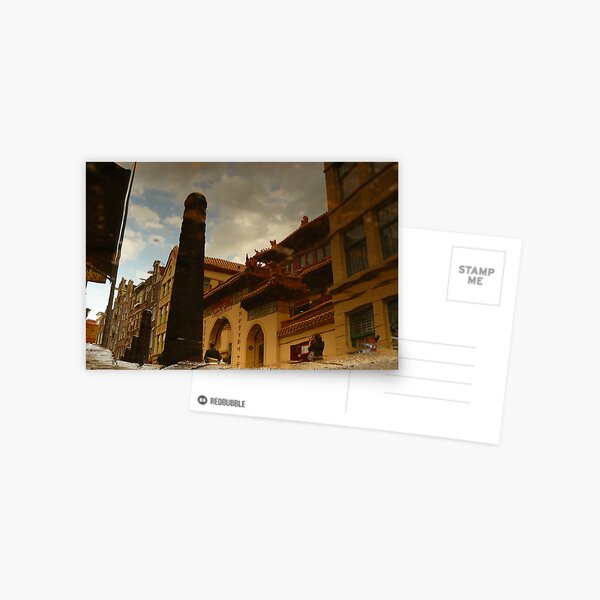 Reflections of Amsterdam - The Dharma Bums Postcard