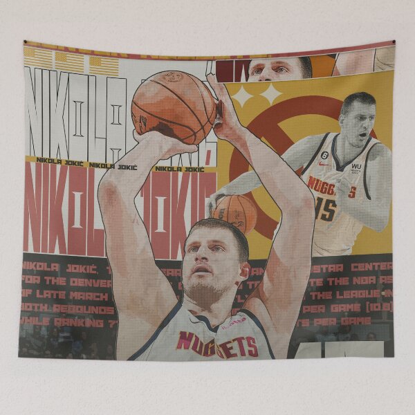 Item preview, Nikola Jokić #15: All-Star Center Denver Nuggets Legacy Art designed and sold by Shopunte.
