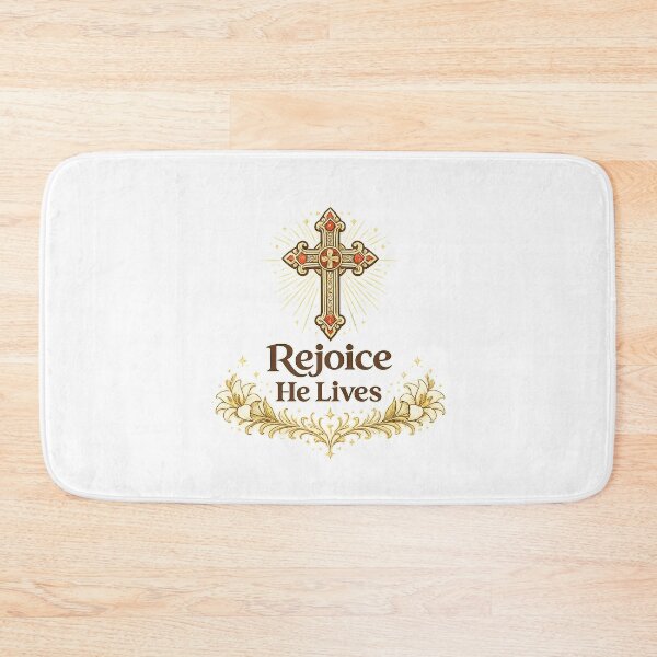 Item preview, Rejoice He Lives Christian Easter Faith Design designed and sold by StyleLap.