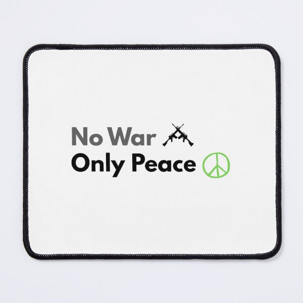 Item preview, No War Only Peace Quote | Anti War Peace Symbol Minimalist Design designed and sold by TorqueThread.