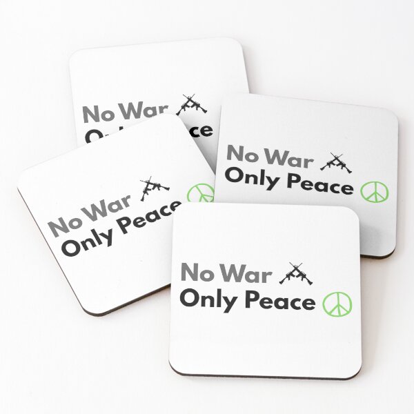 Item preview, No War Only Peace Quote | Anti War Peace Symbol Minimalist Design designed and sold by TorqueThread.