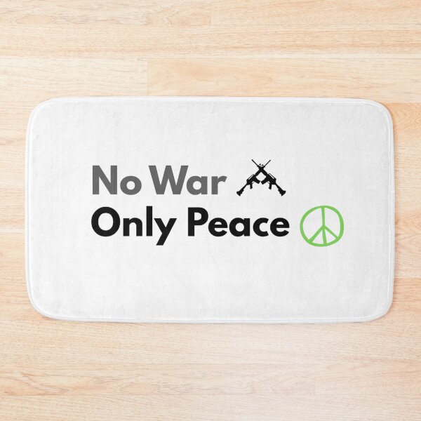 Item preview, No War Only Peace Quote | Anti War Peace Symbol Minimalist Design designed and sold by TorqueThread.