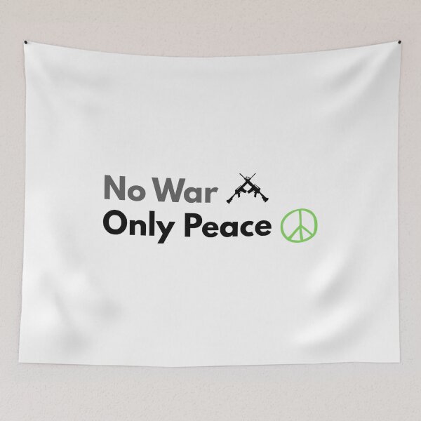 Item preview, No War Only Peace Quote | Anti War Peace Symbol Minimalist Design designed and sold by TorqueThread.