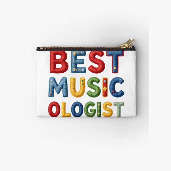 Item preview, BEST MUSICOLOGIST - IN COLORFUL FAUX LETTERING designed and sold by AlexOBrienArt.