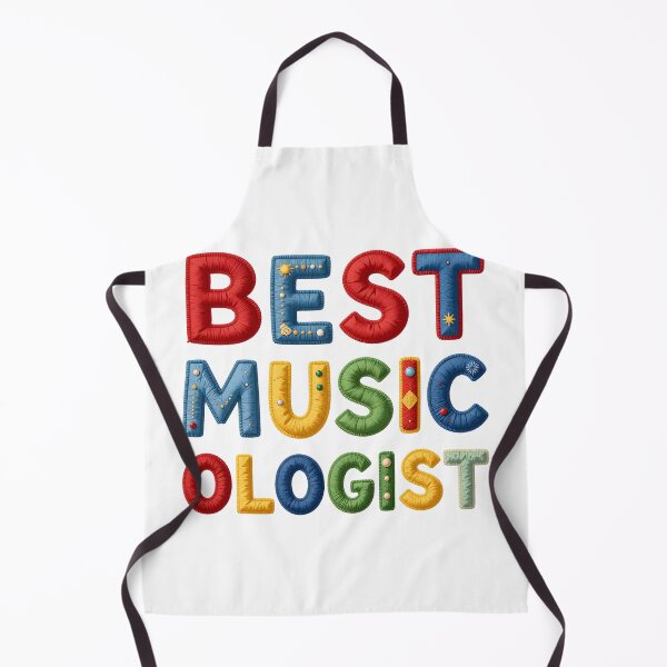 Item preview, BEST MUSICOLOGIST - IN COLORFUL FAUX LETTERING designed and sold by AlexOBrienArt.
