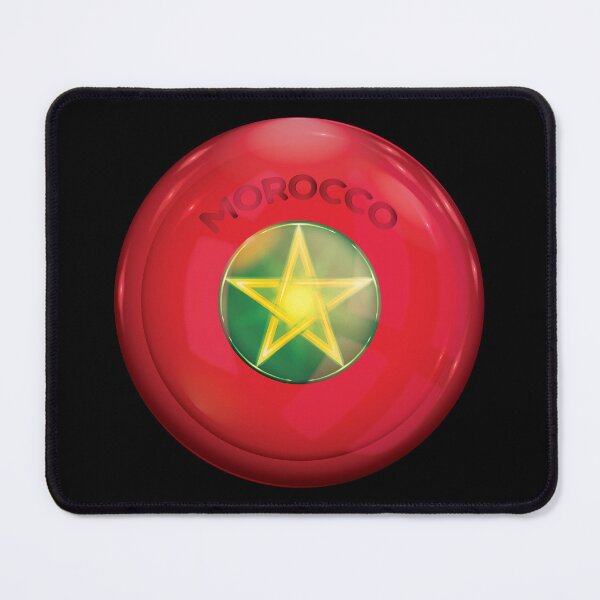 Item preview, Morocco Flag Crystal Ball – Moroccan Pride Design designed and sold by MONTRIS.