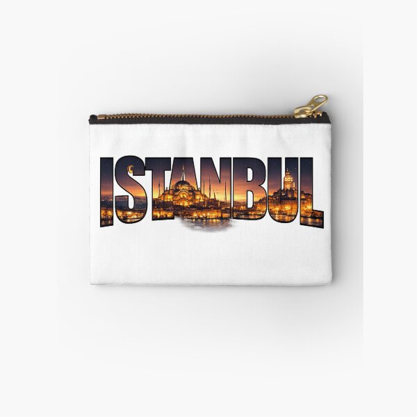 Item preview, Istanbul Skyline Night Typography City Design designed and sold by MIArt Studio.