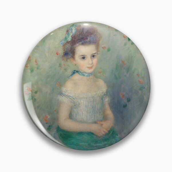 Item preview, Portrait of Jeanne Durand Ruel by Pierre-Auguste Renoir: Impressionist Child Portrait designed and sold by artofuniverse.