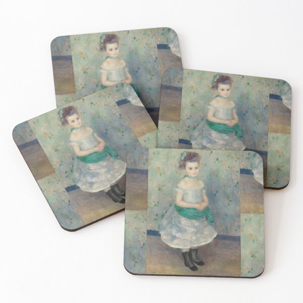Item preview, Portrait of Jeanne Durand Ruel by Pierre-Auguste Renoir: Impressionist Child Portrait designed and sold by artofuniverse.