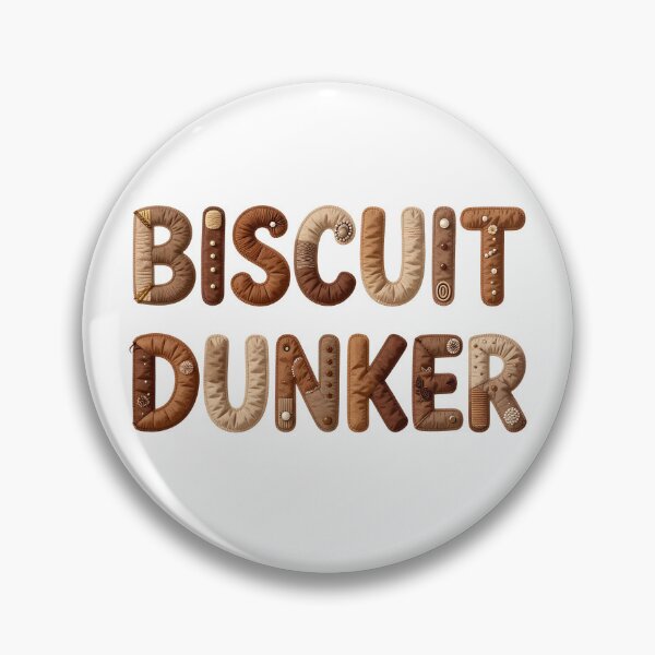 Item preview, BISCUIT DUNKER - IN FAUX LETTERING designed and sold by AlexOBrienArt.