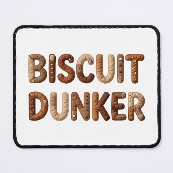 Item preview, BISCUIT DUNKER - IN FAUX LETTERING designed and sold by AlexOBrienArt.