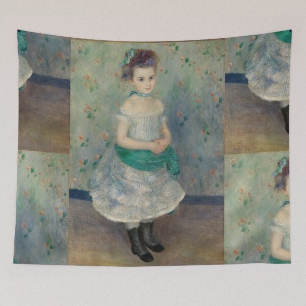 Item preview, Portrait of Jeanne Durand Ruel by Pierre-Auguste Renoir: Impressionist Child Portrait designed and sold by artofuniverse.