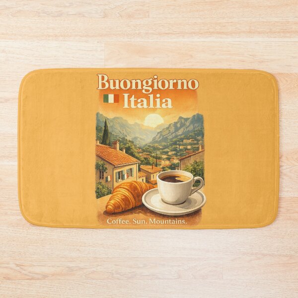 Item preview,  Buongiorno Italia style art . Coffee. Sun. Mountains. designed and sold by Natart1004.