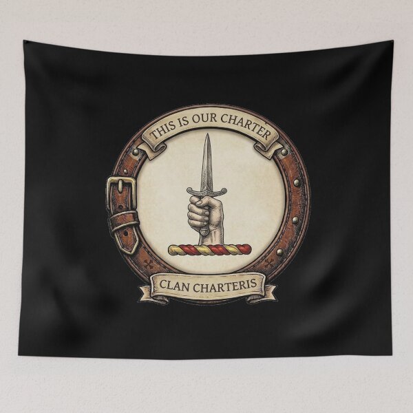 Item preview, Clan Charteris Crest designed and sold by BagTown Clans.