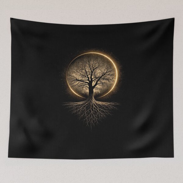 Item preview, Rooted Tree Shirt Minimal Spiritual Nature Aesthetic Tree of Life T-Shirt designed and sold by MoosElkPL.