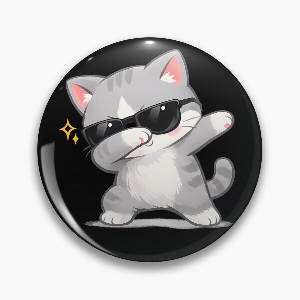 Item preview, Funny Kawaii Cat Doing the Dab designed and sold by Hue & hustle .