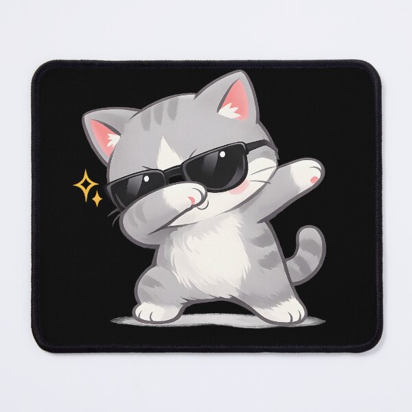 Item preview, Funny Kawaii Cat Doing the Dab designed and sold by Hue & hustle .