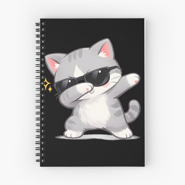 Item preview, Funny Kawaii Cat Doing the Dab designed and sold by Hue & hustle .