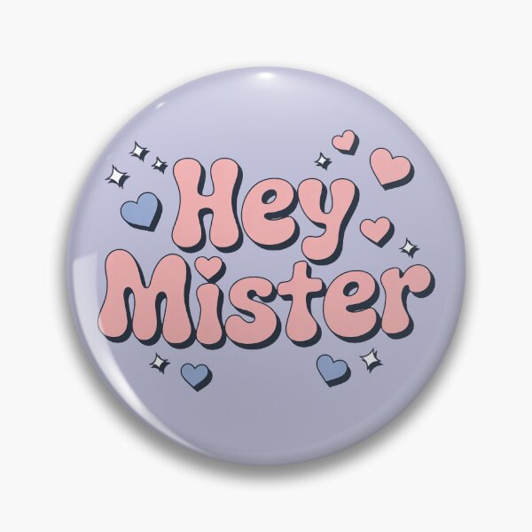 Item preview, Hey Mister Cute Kpop Bubble Typography designed and sold by Meivelle.