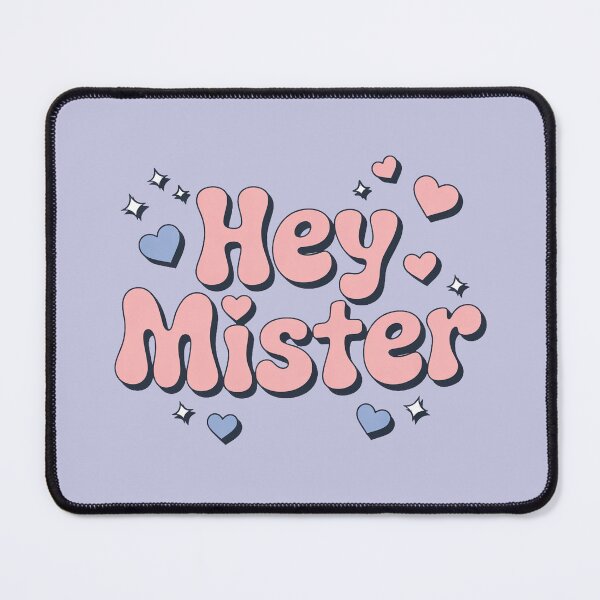 Item preview, Hey Mister Cute Kpop Bubble Typography designed and sold by Meivelle.