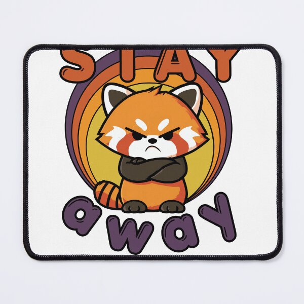 Item preview, Stay Away Angry Red Panda Funny Antisocial Cute Animal Shirt designed and sold by Region.