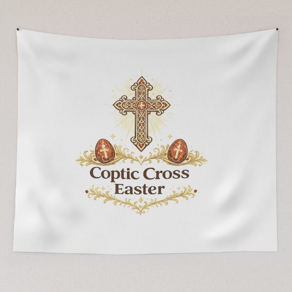 Item preview, Coptic Cross Easter Faith Design designed and sold by StyleLap.